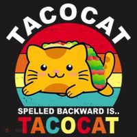 Tacocat Spelled Backward Is Tacocat Funny Kids Sweatshirt thumb 2