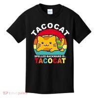 Tacocat Spelled Backward Is Tacocat Funny Kids T-Shirt thumb 0