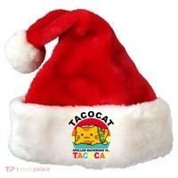 Tacocat Spelled Backward Is Tacocat Funny Santa Hat thumb 0