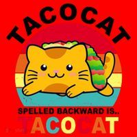 Tacocat Spelled Backward Is Tacocat Funny Santa Hat thumb 1