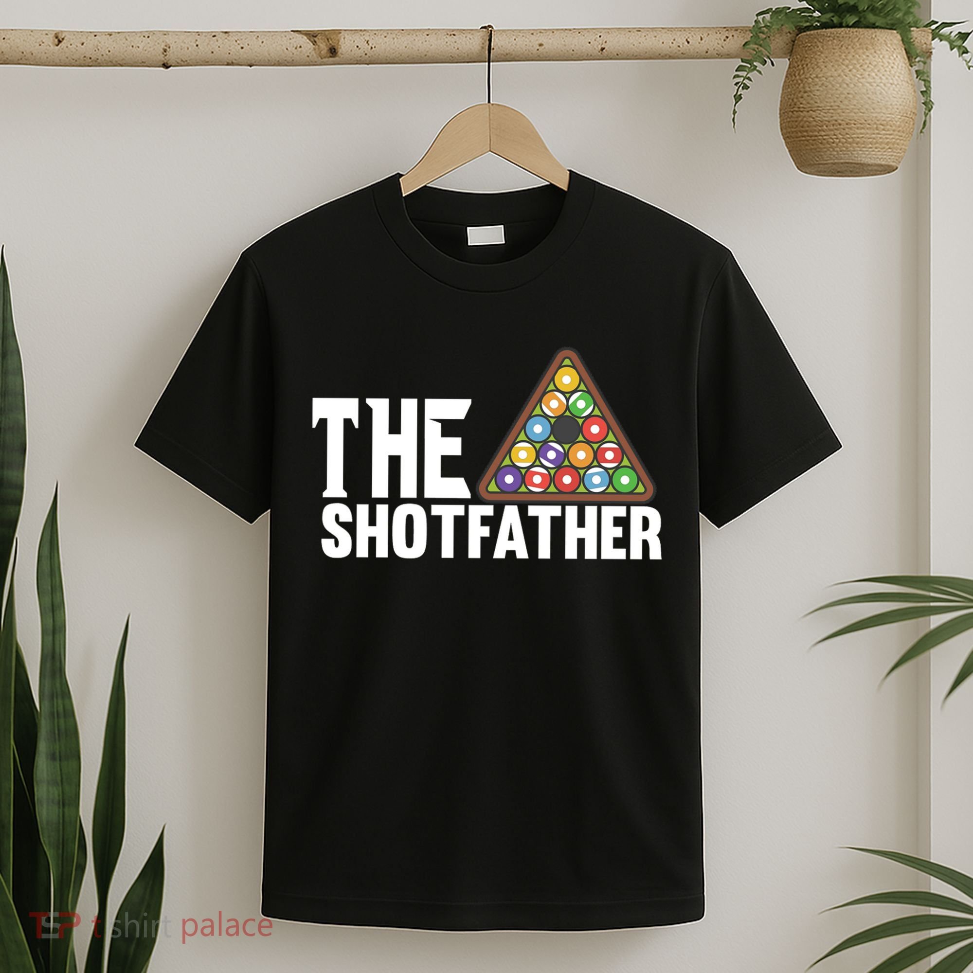 The Shotfather Billiards Dad Gift For Father's Day T-Shirt