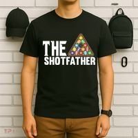 The Shotfather Billiards Dad Gift For Father's Day T-Shirt thumb 6