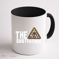 The Shotfather Billiards Dad Gift For Father's Day Coffee Mug thumb 1