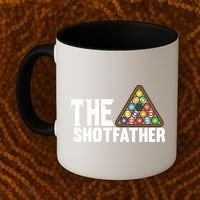 The Shotfather Billiards Dad Gift For Father's Day Coffee Mug thumb 2