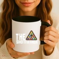 The Shotfather Billiards Dad Gift For Father's Day Coffee Mug thumb 3