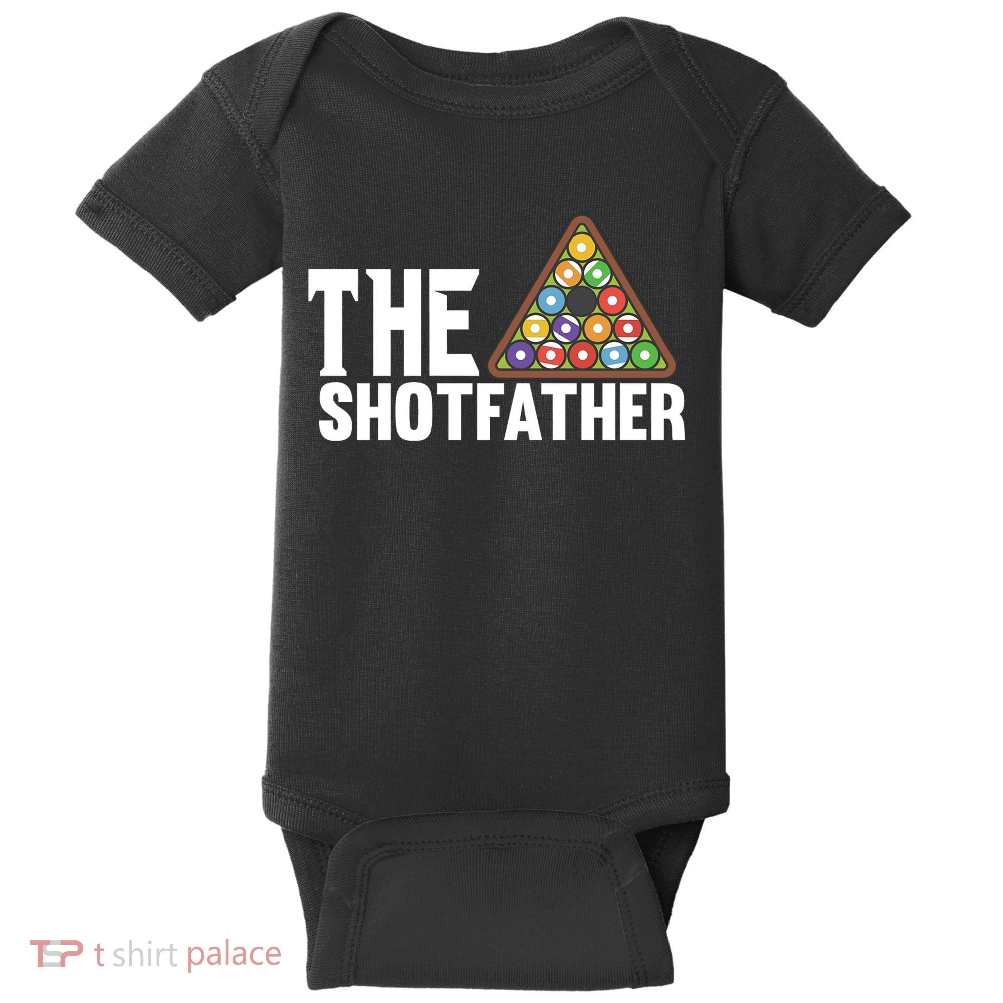 The Shotfather Billiards Dad Gift For Father's Day Baby Bodysuit