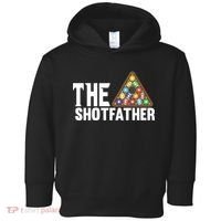 The Shotfather Billiards Dad Gift For Father's Day Toddler Hoodie thumb 0