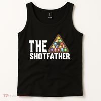 The Shotfather Billiards Dad Gift For Father's Day Tank Top thumb 2