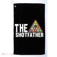 The Shotfather Billiards Dad Gift For Father's Day Golf Towel thumb 0