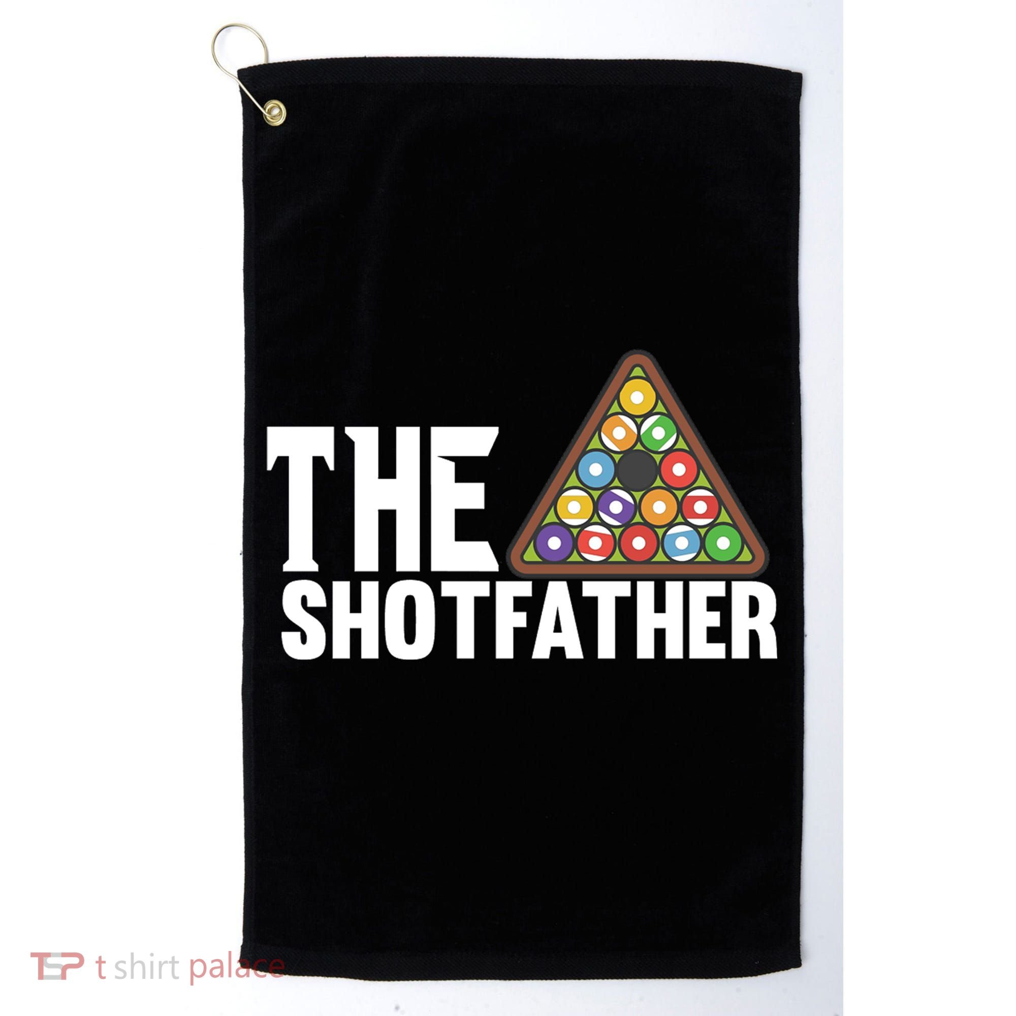 The Shotfather Billiards Dad Gift For Father's Day Golf Towel