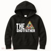 The Shotfather Billiards Dad Gift For Father's Day Kids Hoodie thumb 0
