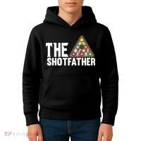 The Shotfather Billiards Dad Gift For Father's Day Kids Hoodie thumb 4