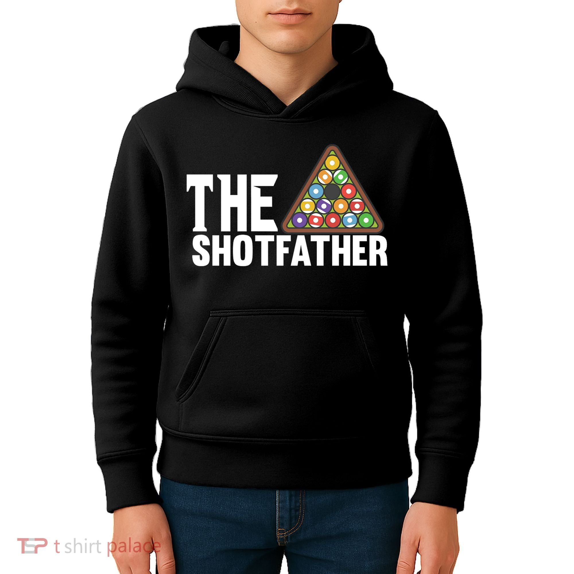 The Shotfather Billiards Dad Gift For Father's Day Kids Hoodie