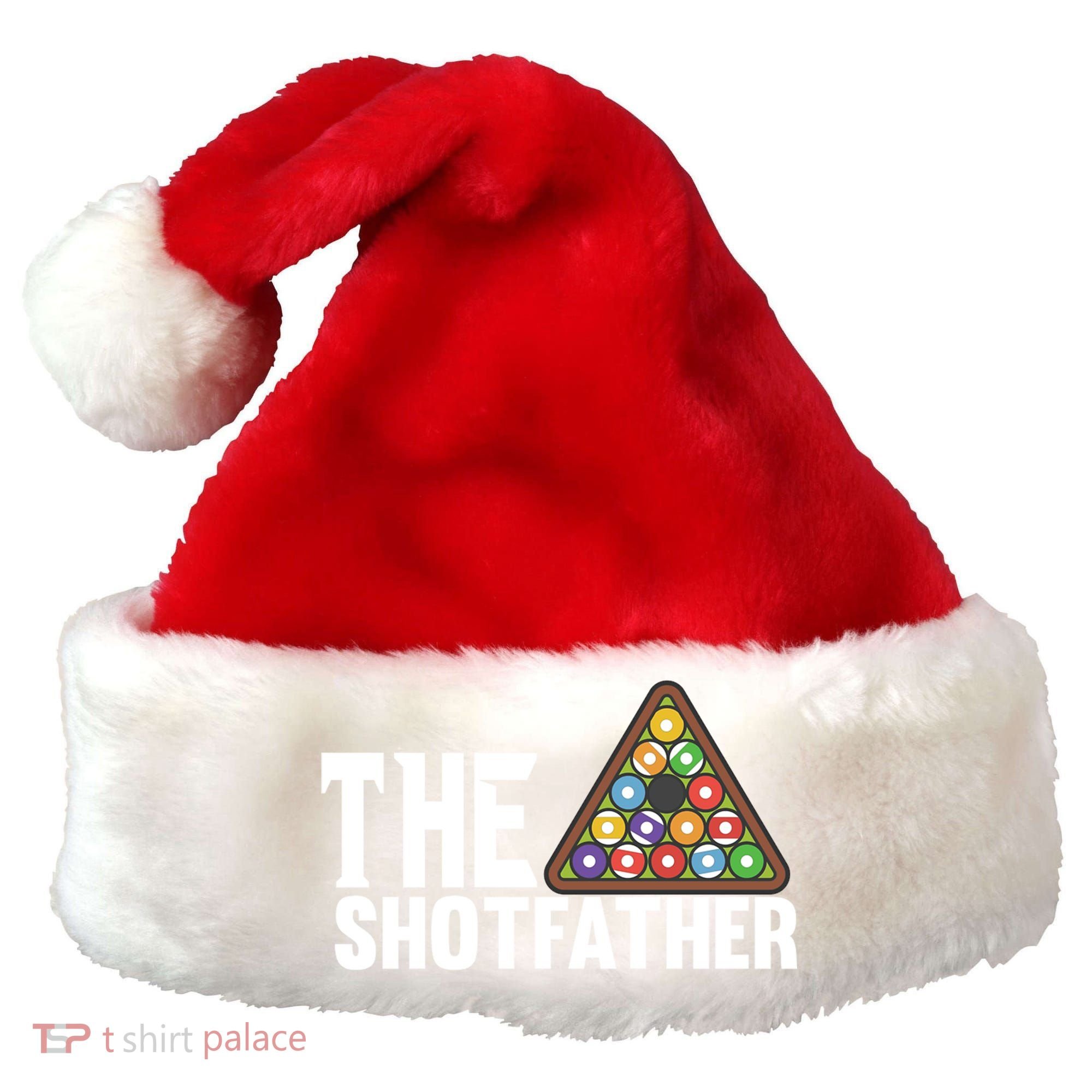 The Shotfather Billiards Dad Gift For Father's Day Santa Hat