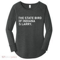 The State Bird Of Indiana Is Larry Women's Perfect Tri Tunic Long Sleeve Shirt thumb 0