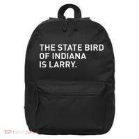 The State Bird Of Indiana Is Larry 16 in Basic Backpack thumb 0