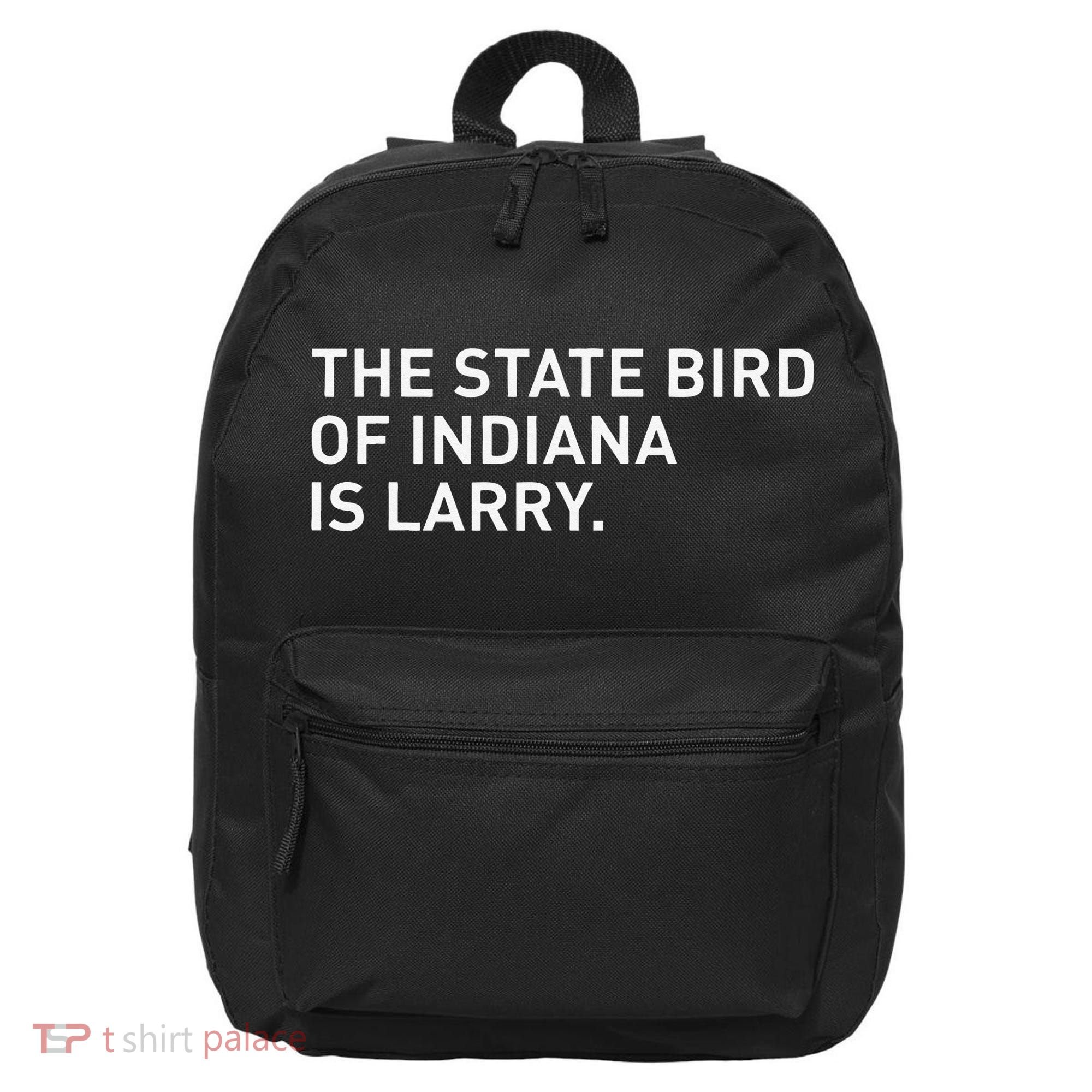 The State Bird Of Indiana Is Larry 16 in Basic Backpack