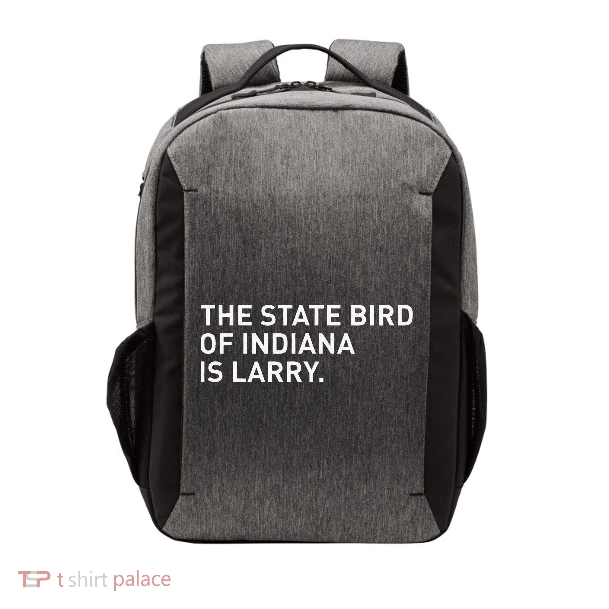 The State Bird Of Indiana Is Larry Vector Backpack