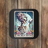The Salty Bitch Tarot Card Skeleton Coaster thumb 0