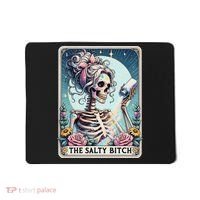 The Salty Bitch Tarot Card Skeleton Mousepad thumb 0