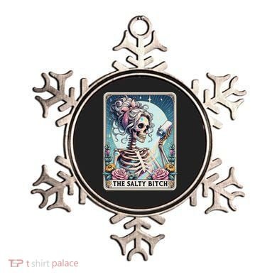 The Salty Bitch Tarot Card Skeleton Ornament