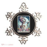 The Salty Bitch Tarot Card Skeleton Ornament thumb 0