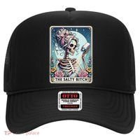 The Salty Bitch Tarot Card Skeleton Hat thumb 0