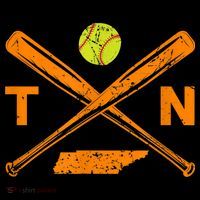 Tennessee Softball Bats & Ball Retro Style Softball Player Coffee Mug thumb 5
