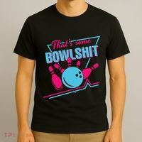 That Some Bowlshit Ball Pins Strike Spilt T-Shirt thumb 3