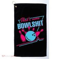 That Some Bowlshit Ball Pins Strike Spilt Golf Towel thumb 0