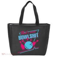 That Some Bowlshit Ball Pins Strike Spilt Tote Bag thumb 0