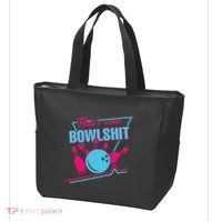 That Some Bowlshit Ball Pins Strike Spilt Tote Bag thumb 3