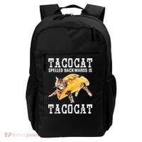 Tacocat Spelled Backward Is Taco Cat Backpack thumb 0