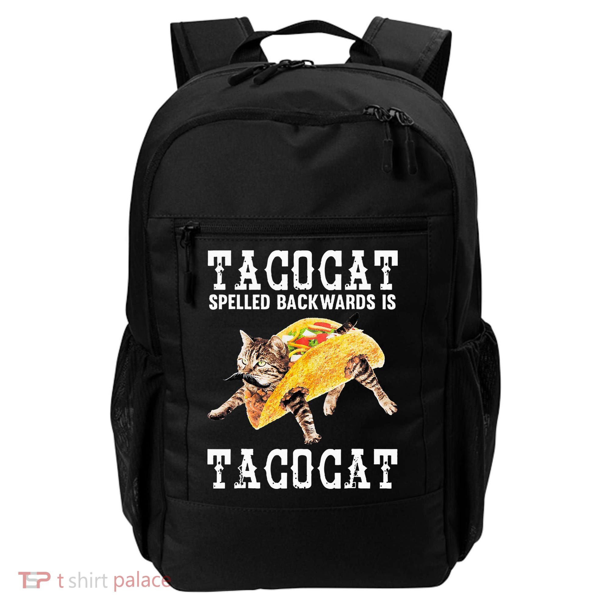 Tacocat Spelled Backward Is Taco Cat Backpack