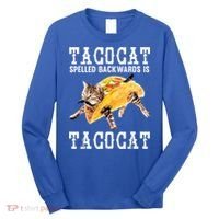 Tacocat Spelled Backward Is Taco Cat Long Sleeve Shirt thumb 0