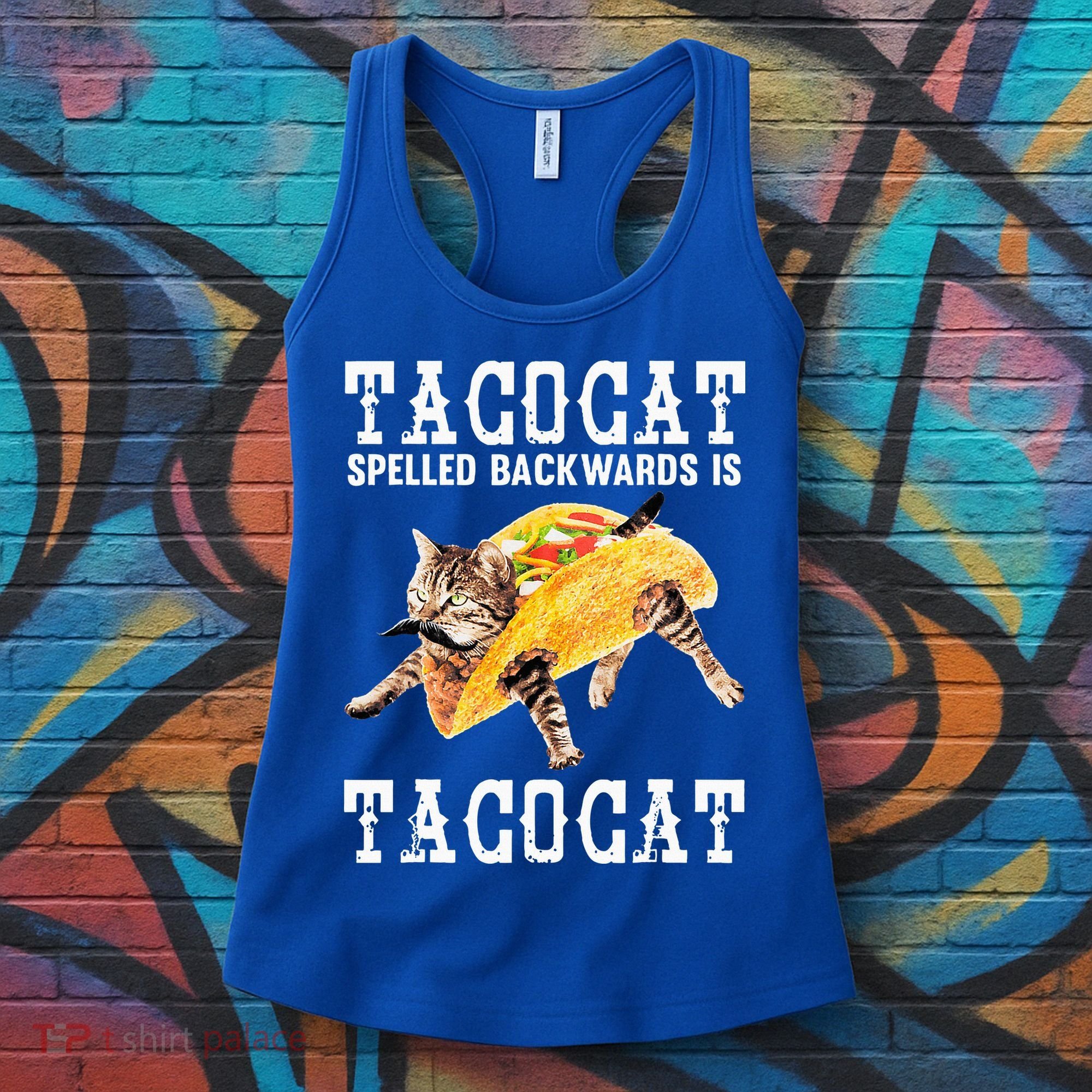 Tacocat Spelled Backward Is Taco Cat Women's Tank Top
