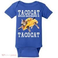 Tacocat Spelled Backward Is Taco Cat Baby Bodysuit thumb 0