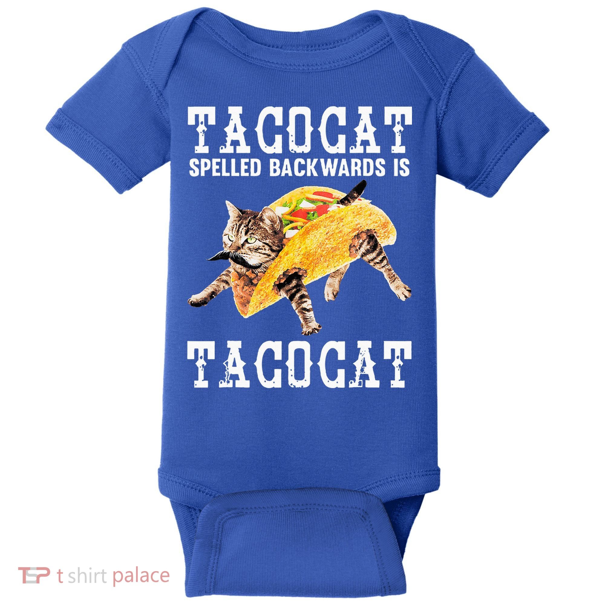Tacocat Spelled Backward Is Taco Cat Baby Bodysuit
