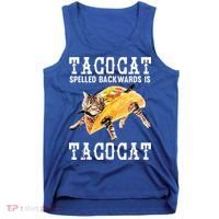 Tacocat Spelled Backward Is Taco Cat Tank Top thumb 0