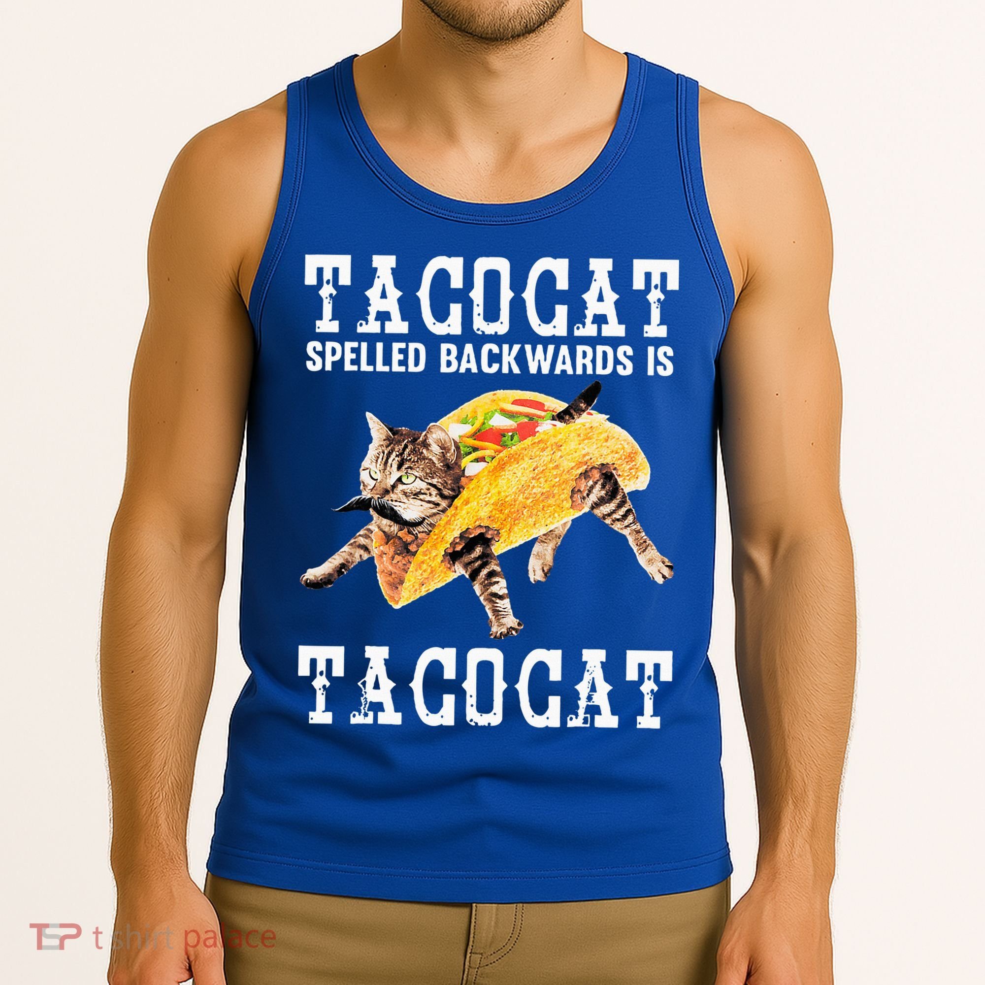Tacocat Spelled Backward Is Taco Cat Tank Top