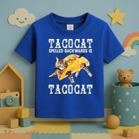 Tacocat Spelled Backward Is Taco Cat Toddler T-Shirt thumb 3