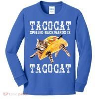 Tacocat Spelled Backward Is Taco Cat Kids Long Sleeve Shirt thumb 0