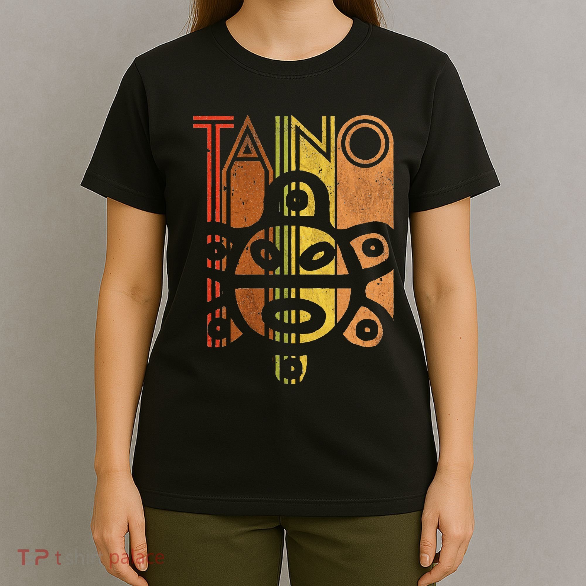 Taino Sun Boricua Vintage Taino Of Puerto Rico T-Shirt