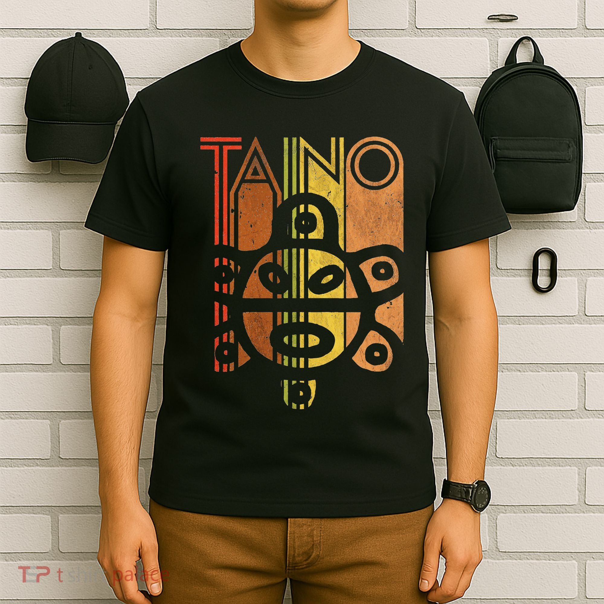 Taino Sun Boricua Vintage Taino Of Puerto Rico T-Shirt