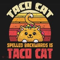 Tacocat Spelled Backwards Is Tacocat Funny Retro Taco Visor thumb 3