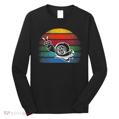 Turbo Snail Boost Racing Team Car Engine Steam Punk Style Long Sleeve Shirt