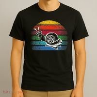Turbo Snail Boost Racing Team Car Engine Steam Punk Style T-Shirt thumb 3