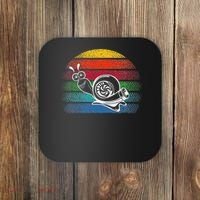 Turbo Snail Boost Racing Team Car Engine Steam Punk Style Coaster thumb 0