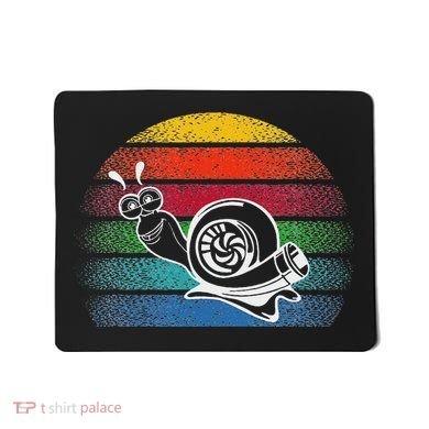 Turbo Snail Boost Racing Team Car Engine Steam Punk Style Mousepad