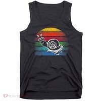 Turbo Snail Boost Racing Team Car Engine Steam Punk Style Tank Top thumb 0